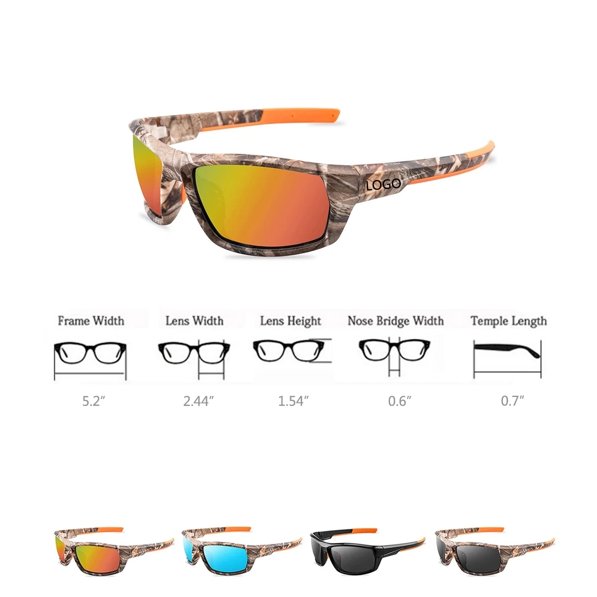 Camouflage sport sunglasses 1