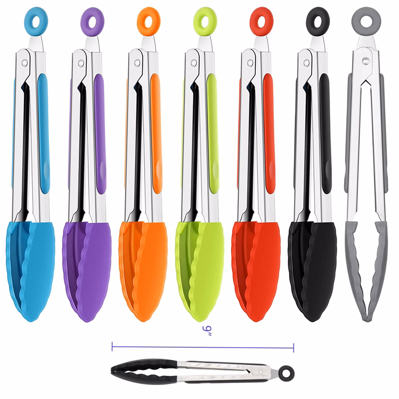 9 Inch Kitchen Tongs