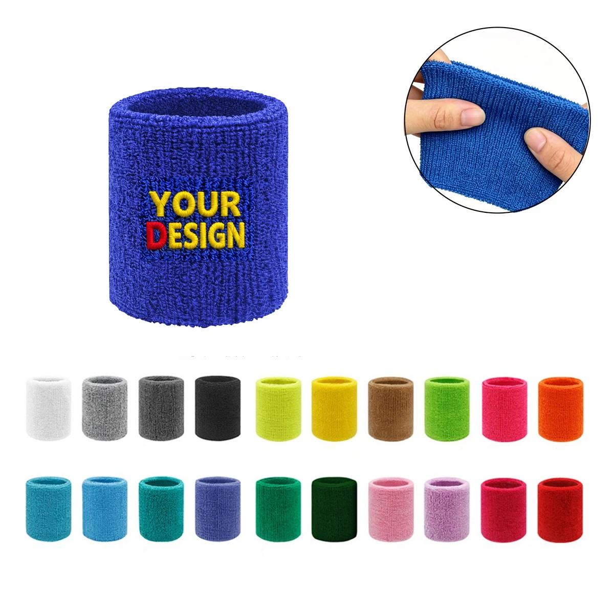 Custom Athletic Terry Sweatband 1