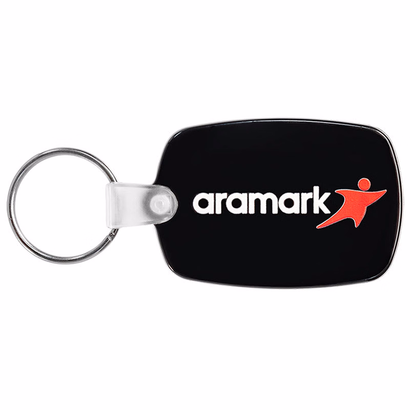 Oval Soft Plastic Keychains