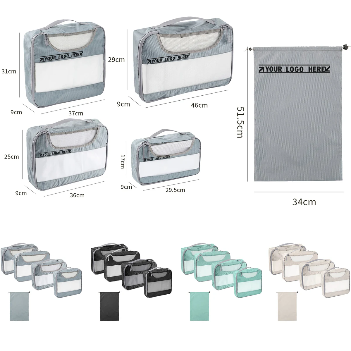 Cubes Travel Luggage Packing Organizers For Bag And Suitcase 1