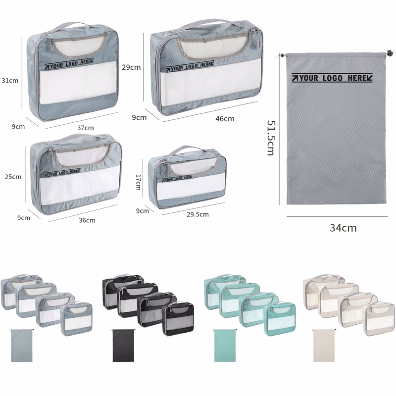 Cubes Travel Luggage Packing Organizers For Bag And Suitcase