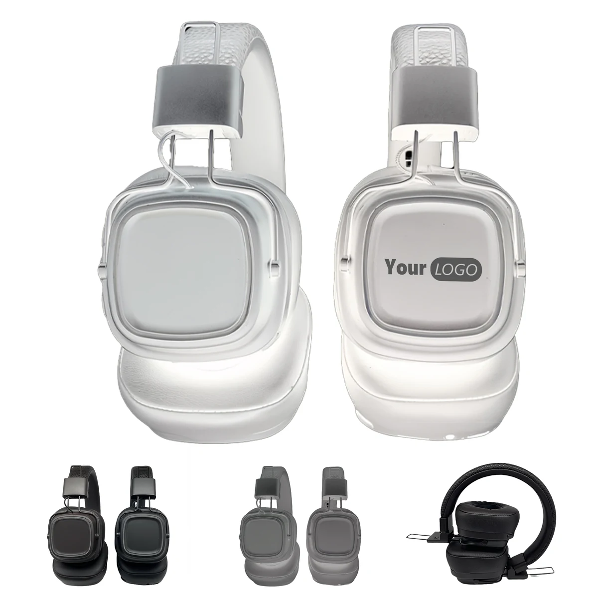 Pu Head Mounted Heavy Bass Headphones 1