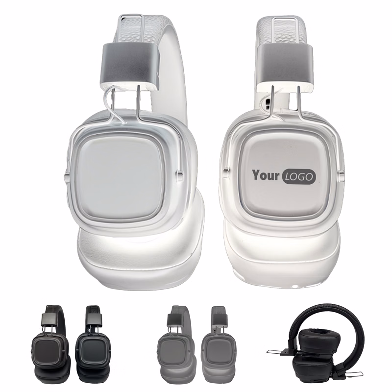 Pu Head Mounted Heavy Bass Headphones