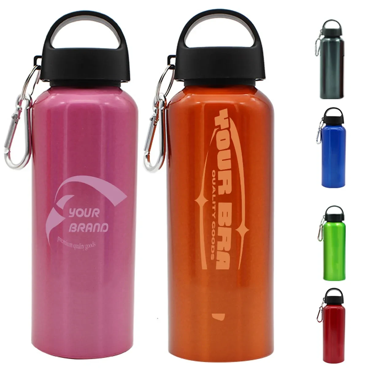 17OZ.Sports Outdoor Hiking Water Bottle Stainless Thermos 1