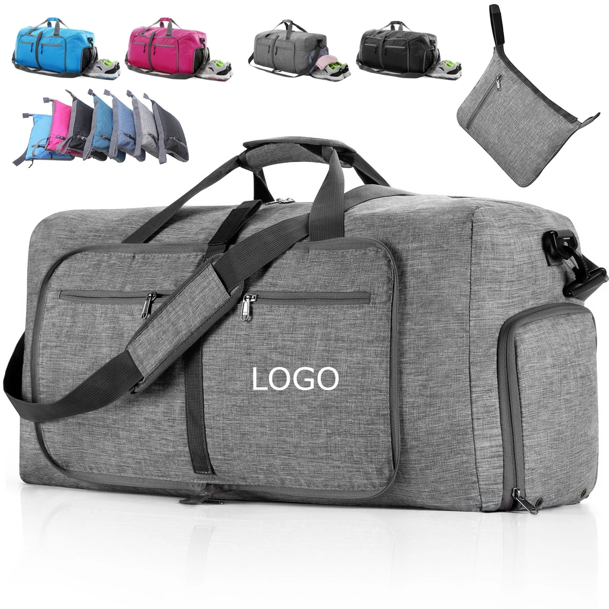Customized Foldable Duffel Bag Large Size 1