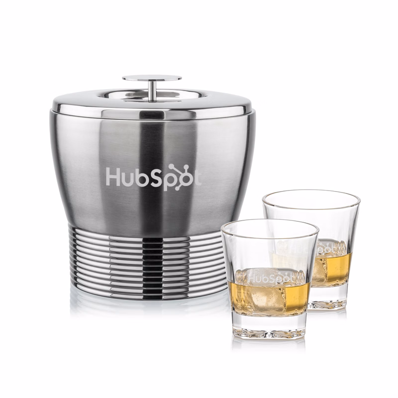 Genoa Ice Bucket & Santana On-the-Rocks Set
