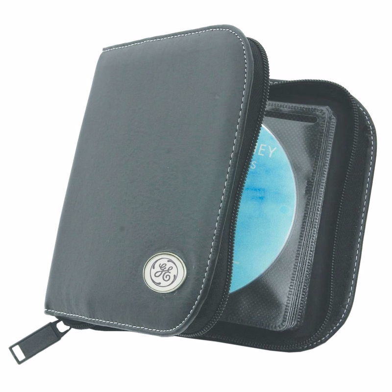 **CLOSEOUT** Insignia Black Leatherette 24 CD Holder