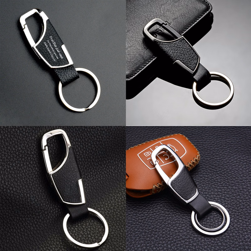 Leather Keychain for Men