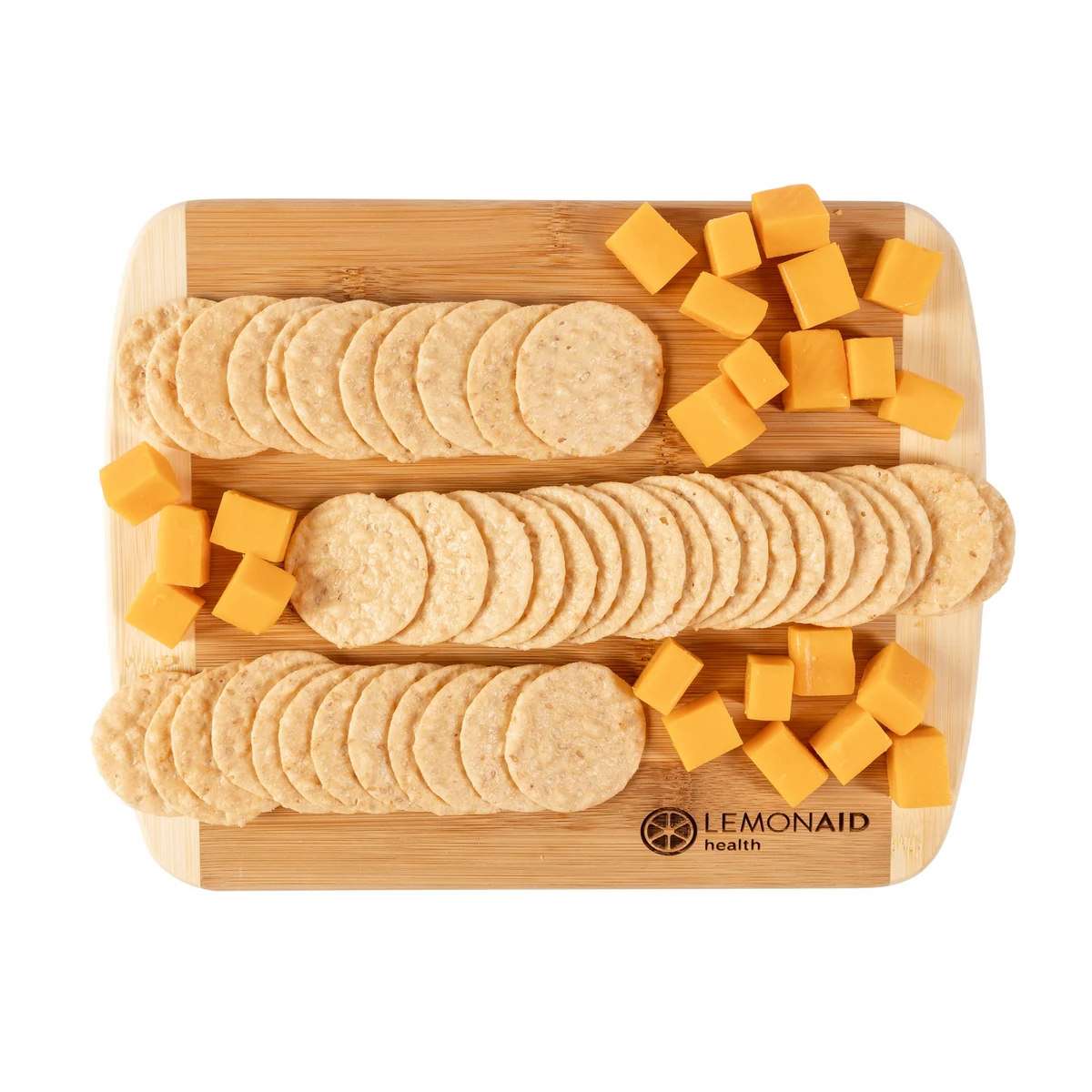 Cheese & Crackers Bamboo Charcuterie Board 1