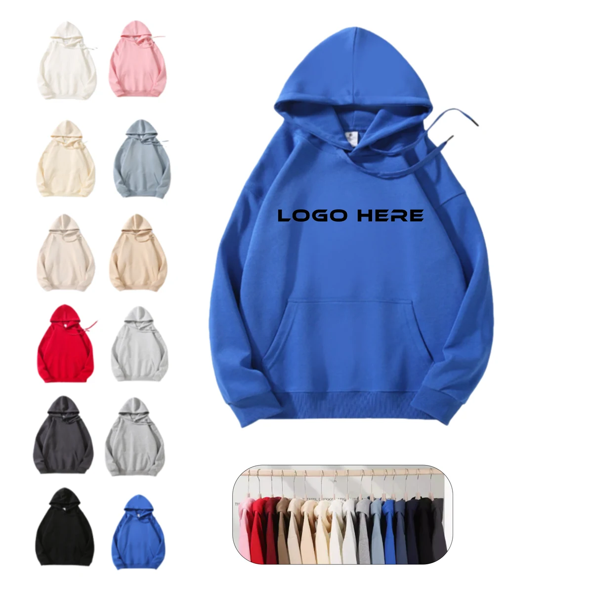 Classic Cotton Hoodie Sweatshirt 1