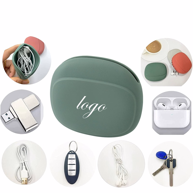Portable Silicone Earphone Organizer