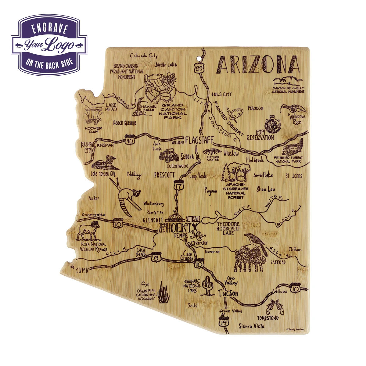 Destination Arizona Cutting & Serving Board 1