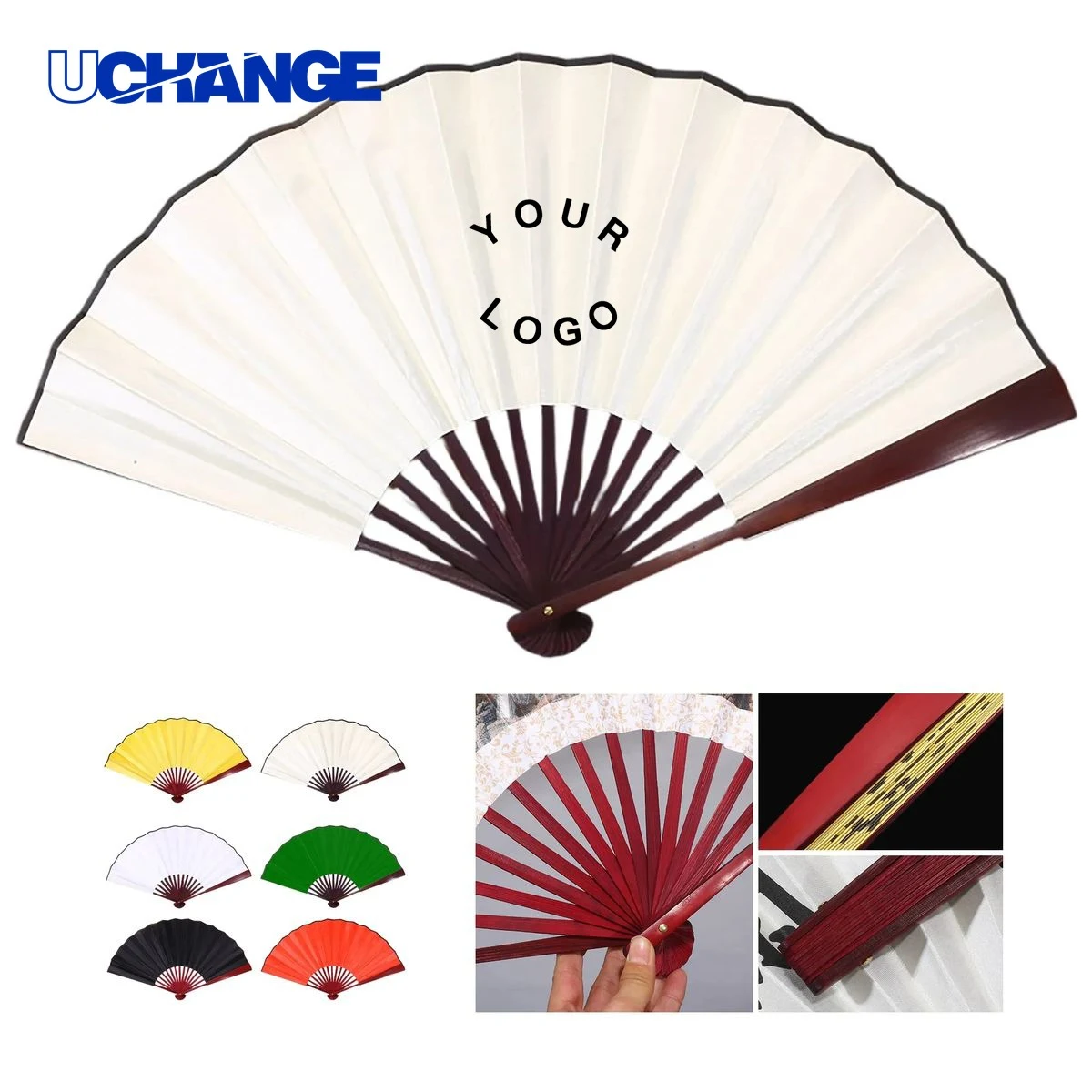 Decorative Bamboo Folding Fan for Events 1