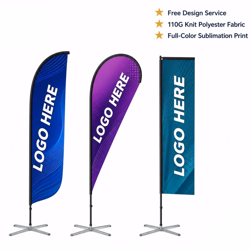 Outdoor Advertising Banner Flag