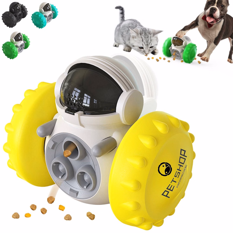 Interactive Dog Treat Toys, Robot Shape Slow Feeder