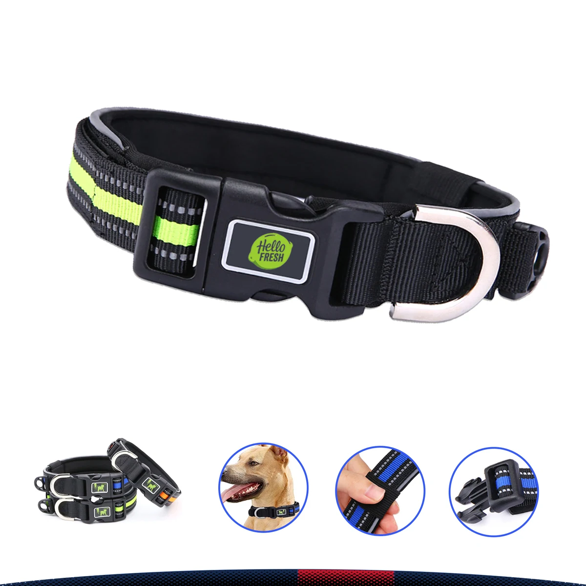 Night Reflective Pet Collar 1