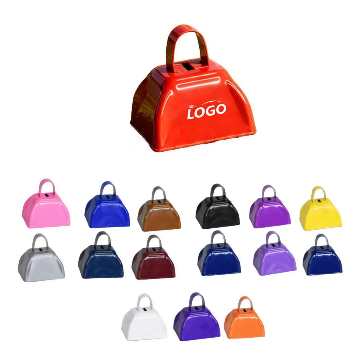3 Inch Metal Cowbell Sports Cheering Bell 1