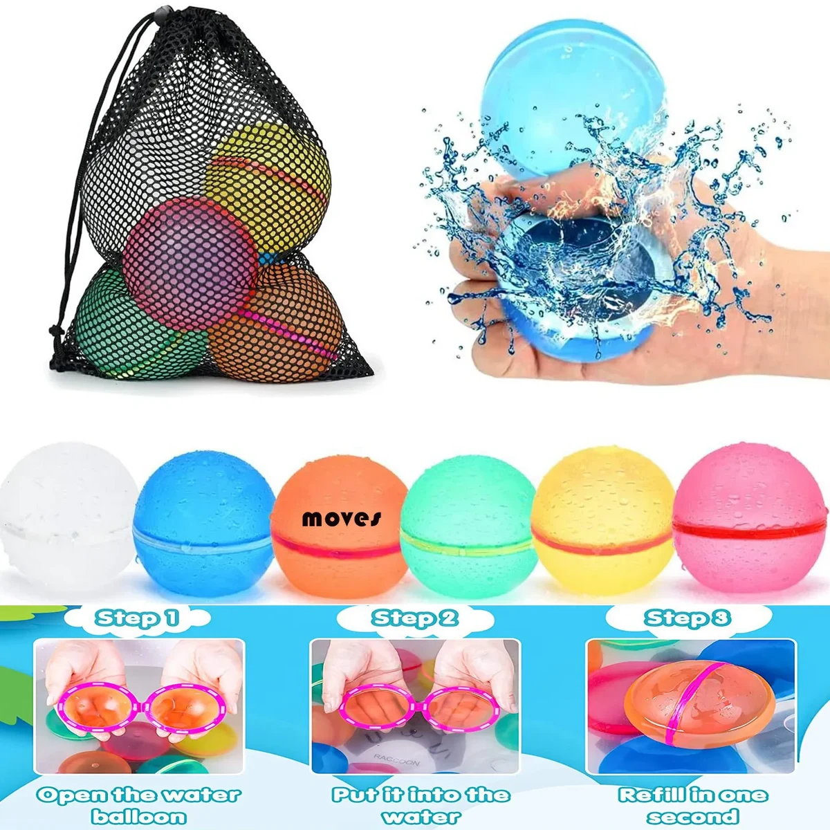 Reusable Silica Gel Water Polo 1