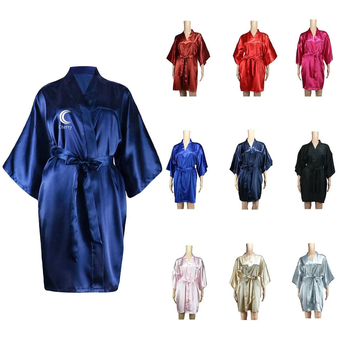 Silk Summer Bathrobe 1