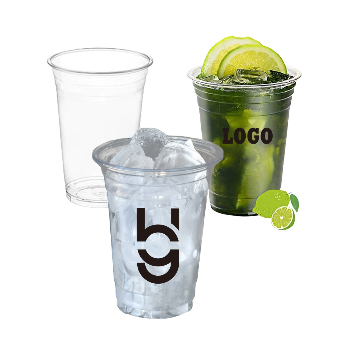 Crystal PET Clear Plastic Cups MOQ200 1