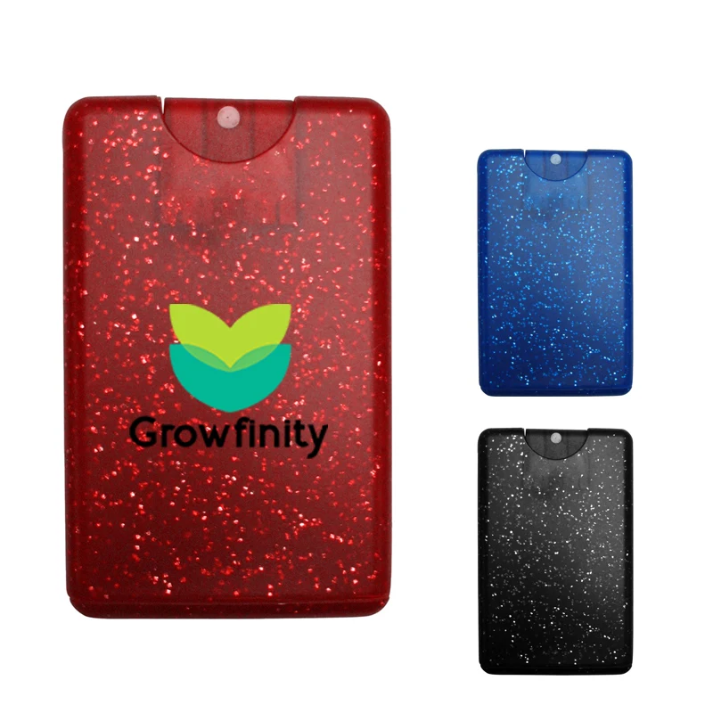 Sparkle / Bling Credit Card Antibacterial Hand Sanitizer 1