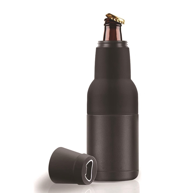Beer Glass Bottle Can Cooler with Opener