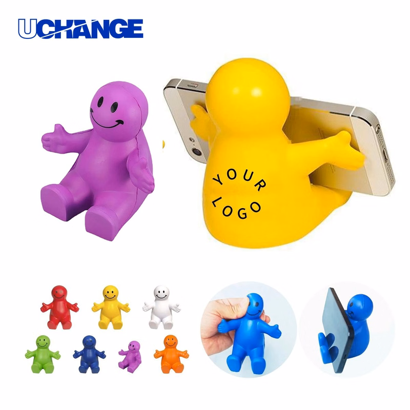Smiley Face Foam Phone Holder Desk Stand for Desks