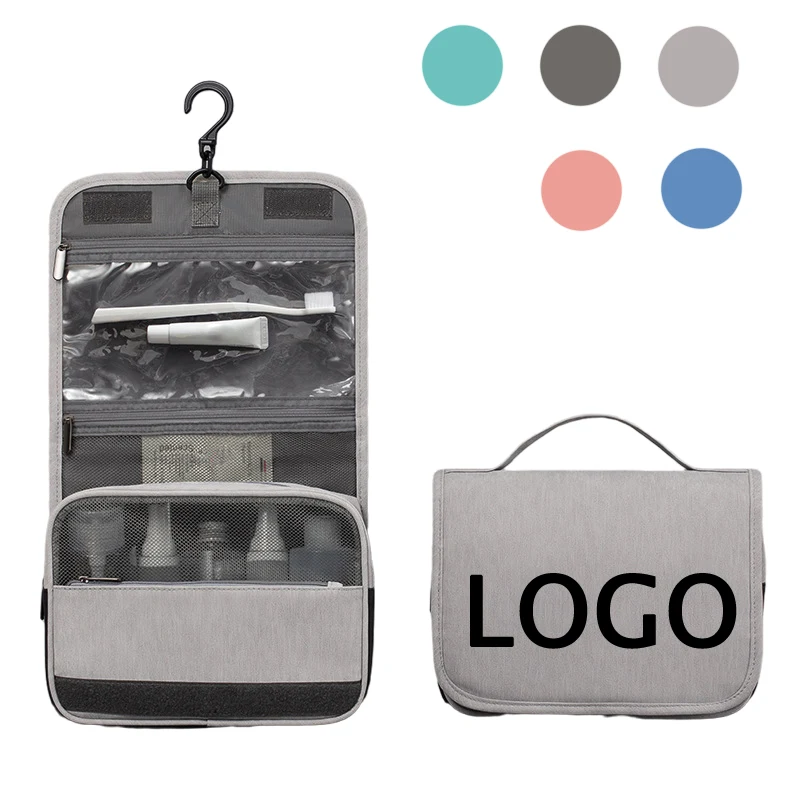 PU Hanging Travel Toiletry Bag & Makeup Cosmetic Organizer 1