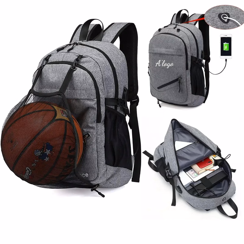 Basketball Backpack Soccer Bag with Ball Compartment