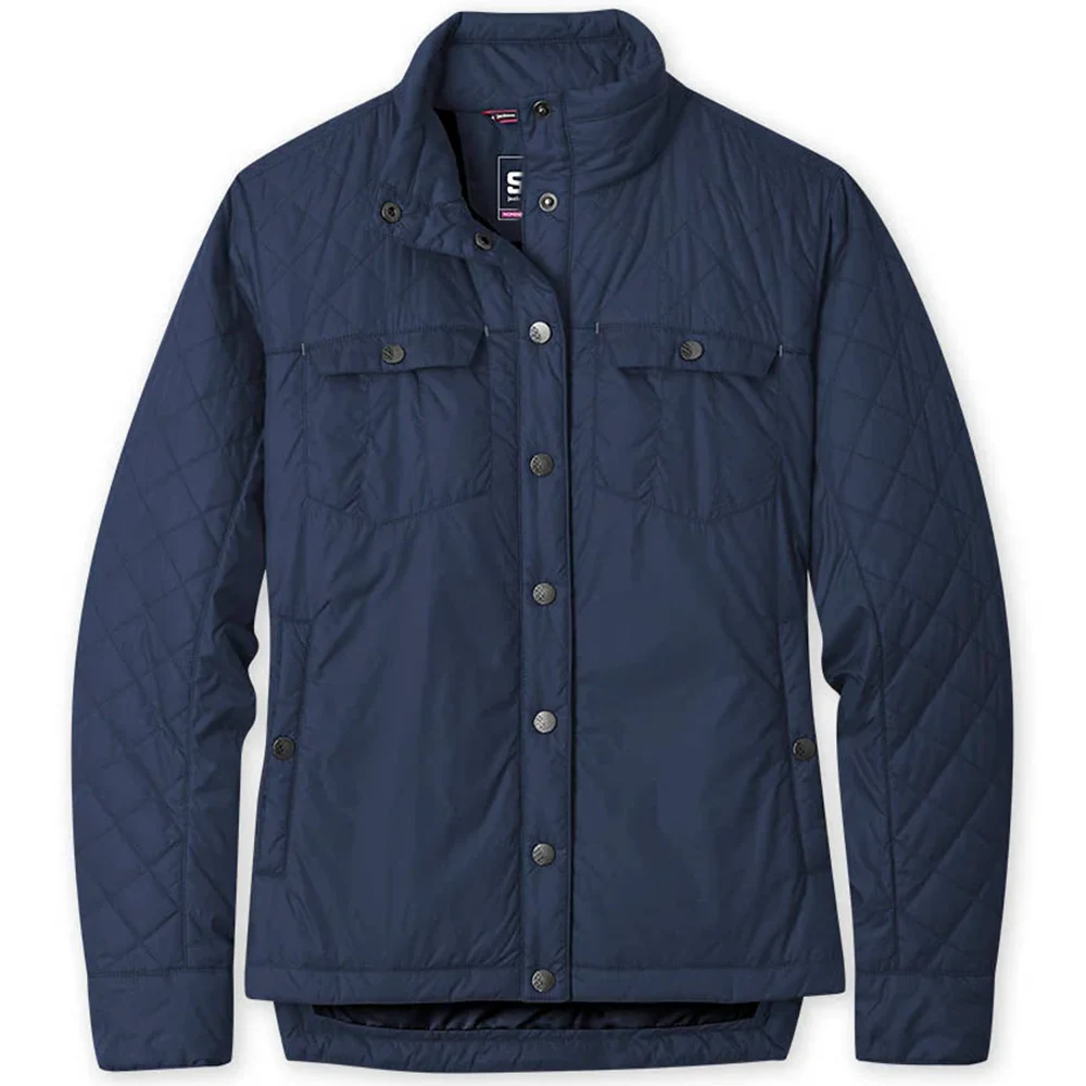 STIO® Recycled Women's Skycrest Insulated Snap Shirt Jacket 1