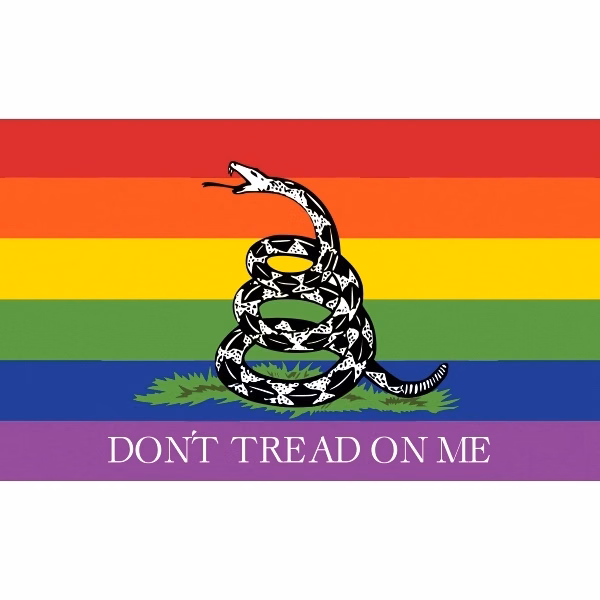 Don't Tread on Me Pride Premium Car Flag