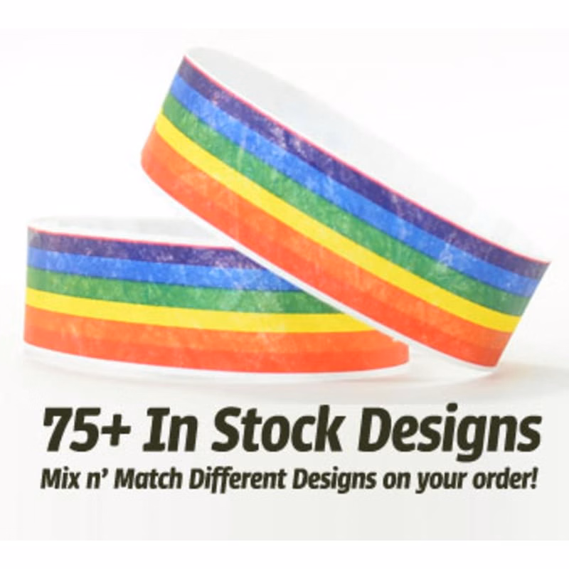 In Stock Tyvek Wristbands