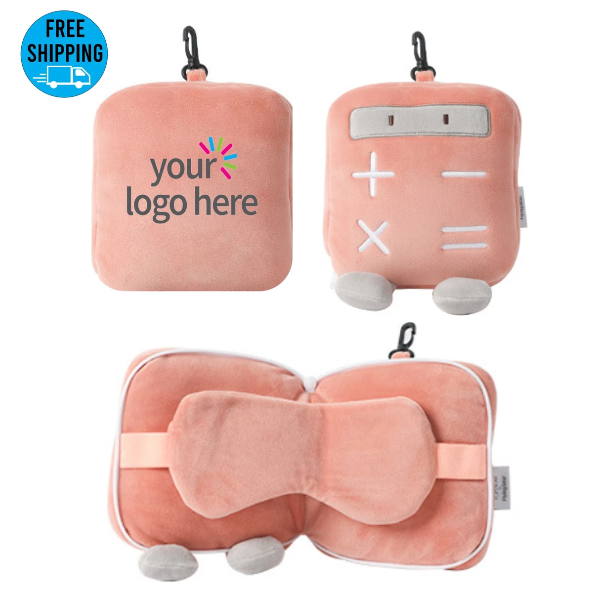 Calculator 2-in-1 Pillow Sleep Mask 1