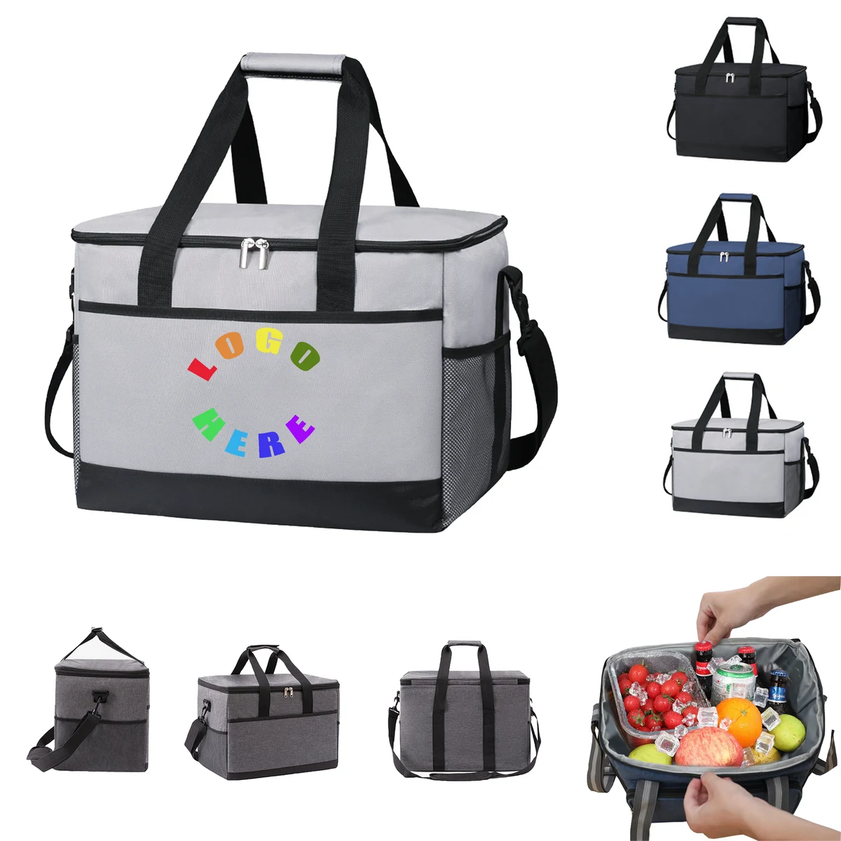 Folding Camping Beach Insulation Travel Cooler Bag 1