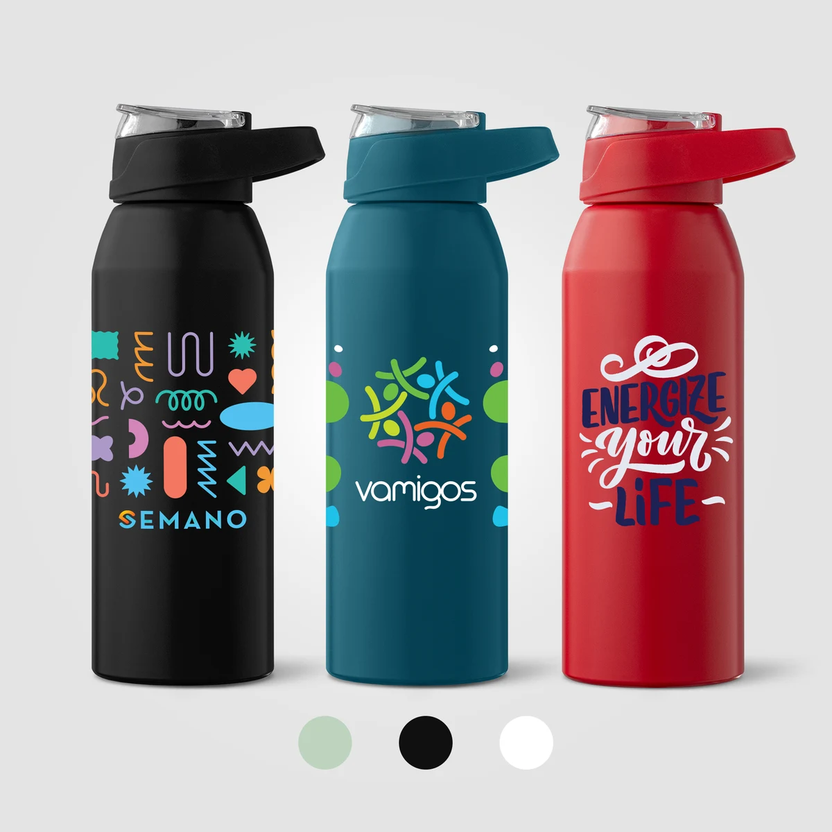 Lyse Recycled Stainless Steel Sport Bottle - 24 oz. 1