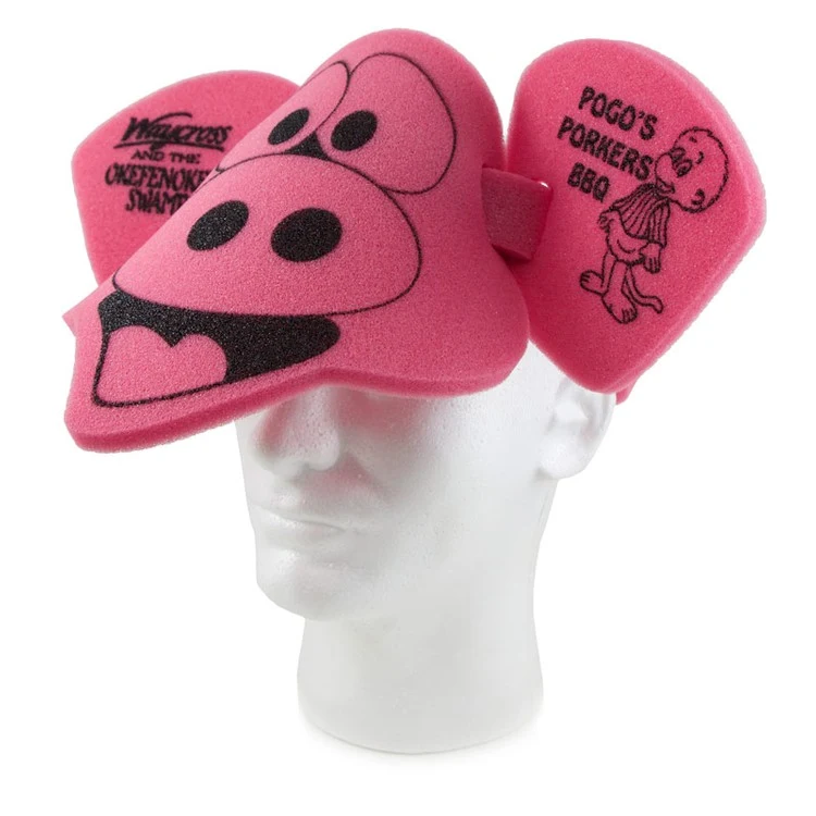 Pig Head Band Hat 1