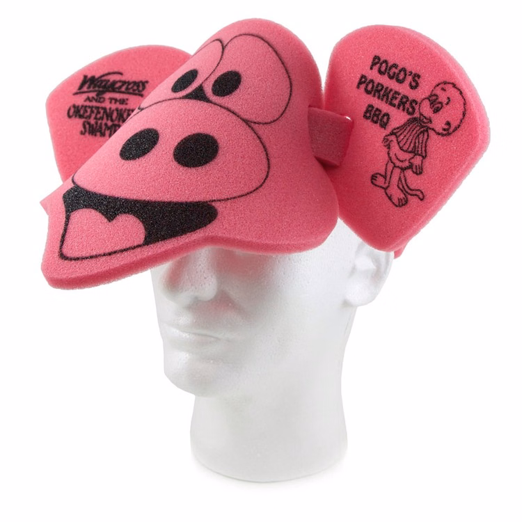 Pig Head Band Hat