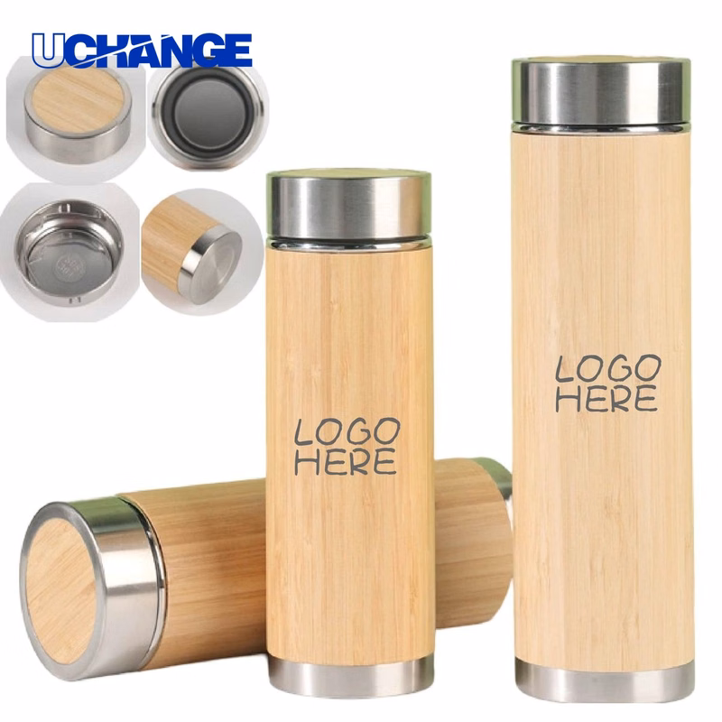Bamboo Insulated Bottle Container for Eco Brands