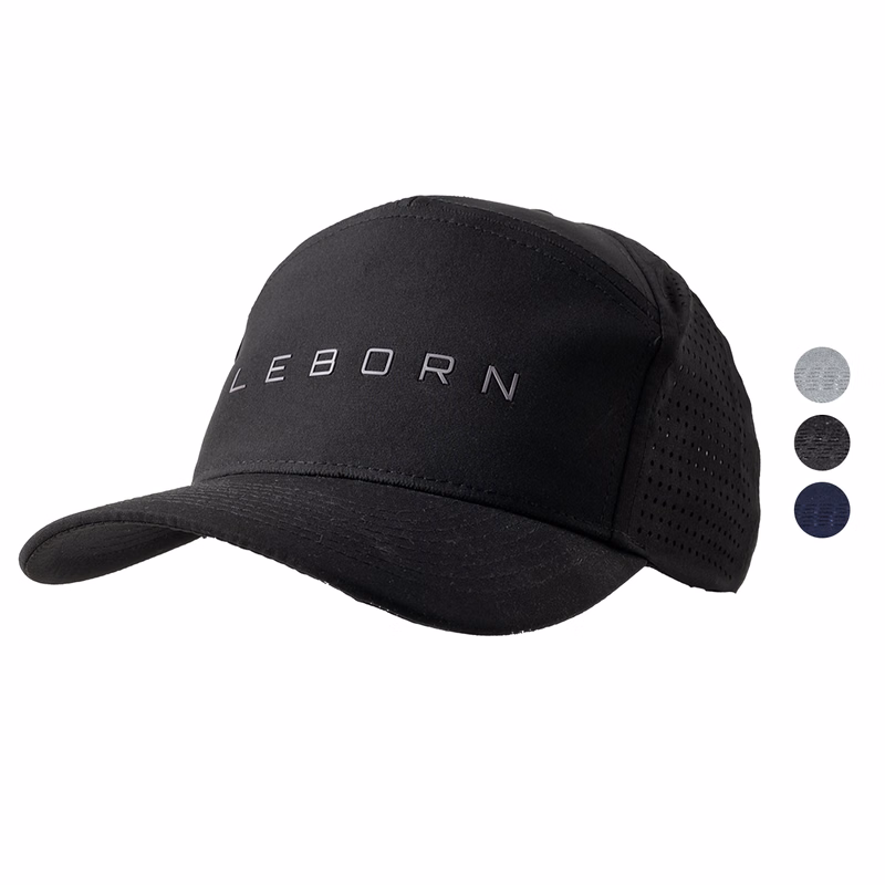 Premium 7-Panel Hat Flat Bill Baseball Cap with Snapback Closure