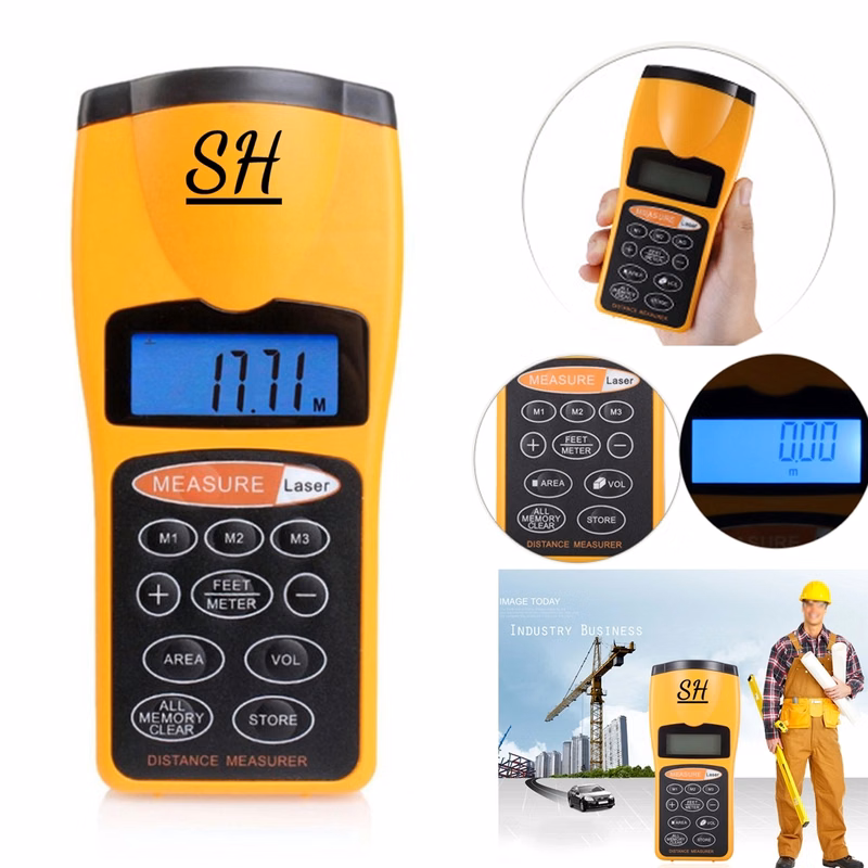 Ultrasonic Distance Measurer Laser Point