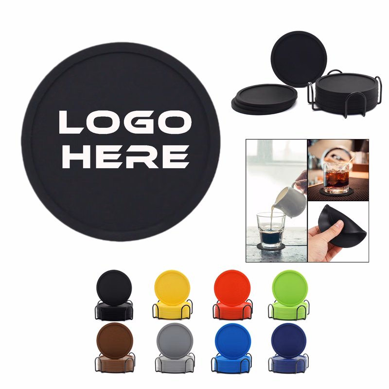 4" Silicone Drink Coaster
