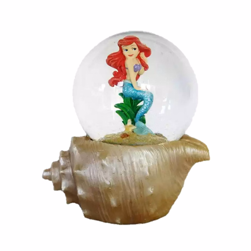 Custom Mermaid Snow Globe