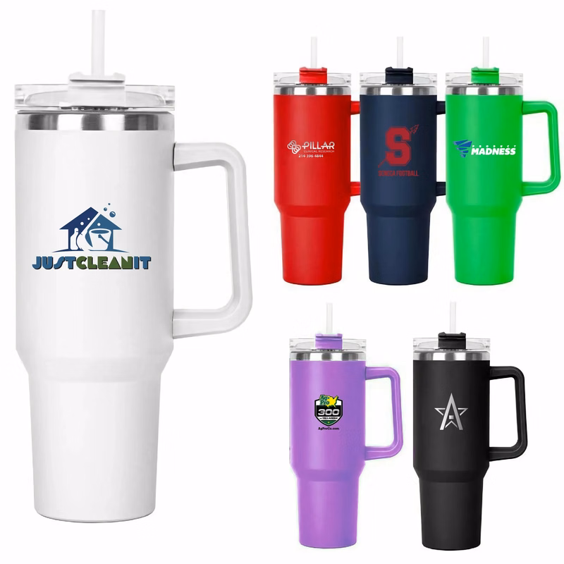 40oz - Stainless Double Wall Handle Mug