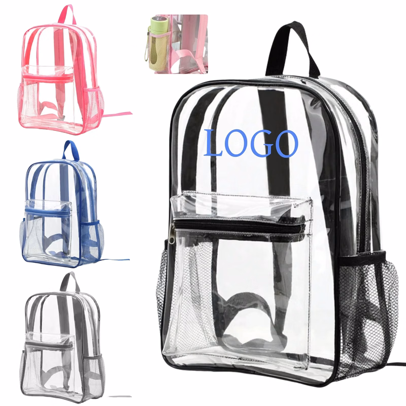 Multi-color Clear Waterproof PVC Backpack
