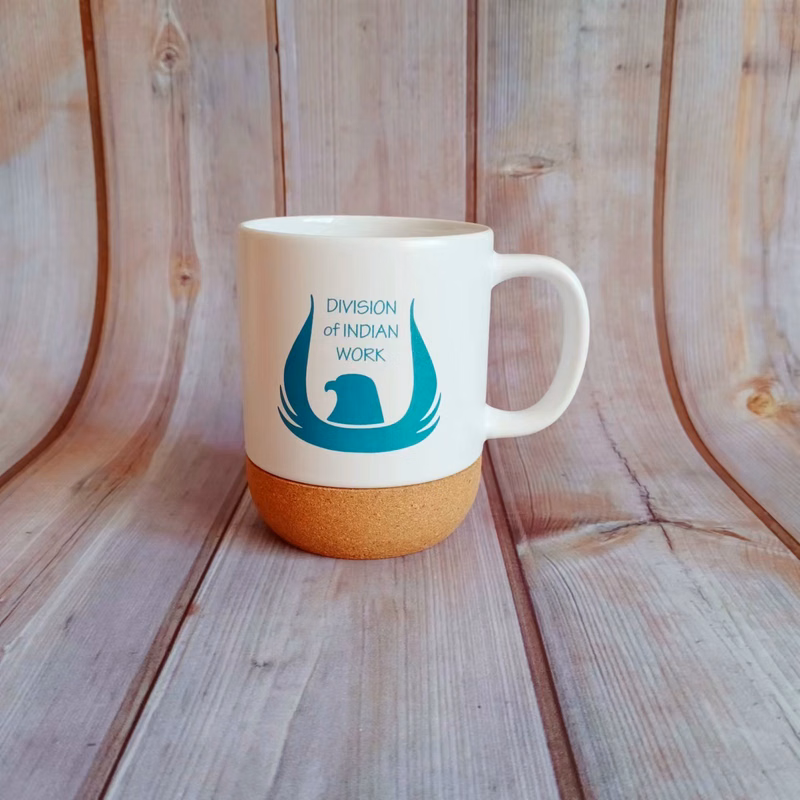 14. OZ Cork Base Ceramic Mug Cork Bottom Mug