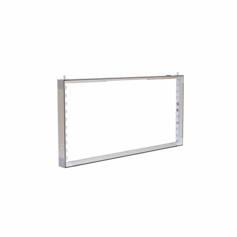 18"H x 36"W Aerial SEG Glo Ceiling-Mounted Hardware