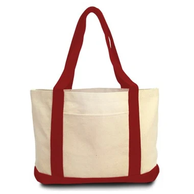 Classic 11oz 100% Cotton Boat Tote Bag 1