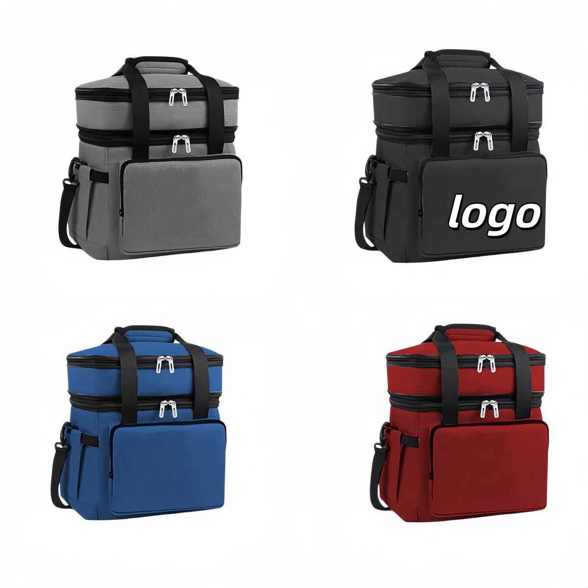 Expandable Layered Lunch Cooler Bag 1