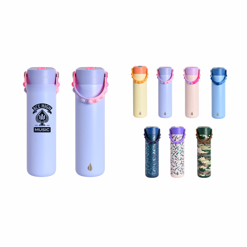 Elemental® Core Series 24oz Pop Fidget Stainless Steel Water Bottle